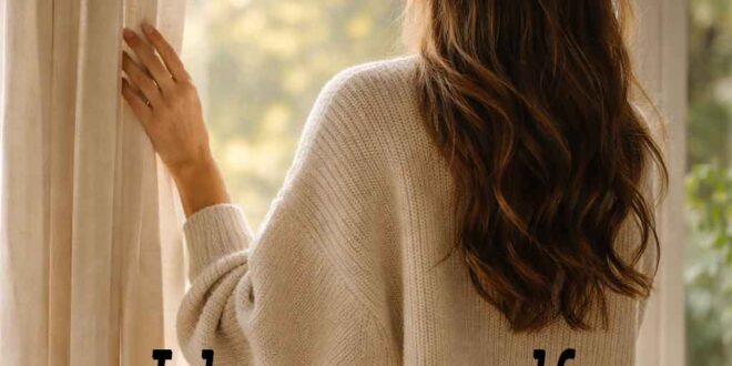 دختری که از پنجره به بیرون نگاه می کند